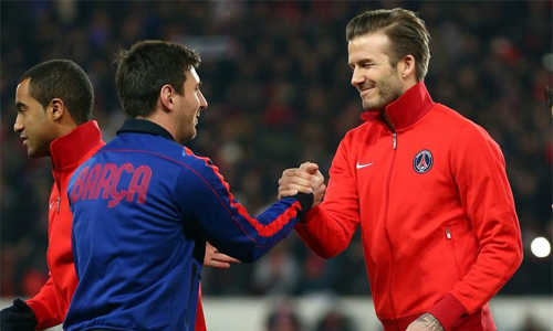 Messi để ngỏ khả năng về đá cho Beckham tại Mỹ