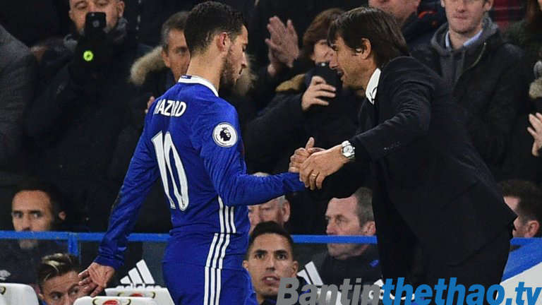 Mối quan hệ giữa Conte và Hazard ở Chelsea đang xấu đi