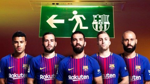 Nhiều cầu thủ của Barcelona có thể ra đi trong tháng 1/2018