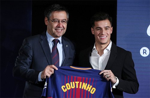 Coutinho là cầu thủ đắt giá thứ hai thế giới chỉ sau Neymar. 