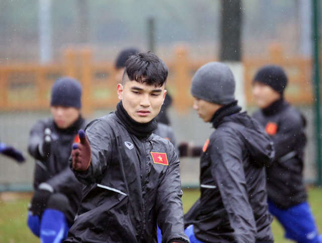 Thời tiết lạnh tại Trung Quốc ảnh hưởng đến tuyển thủ U23 Việt Nam