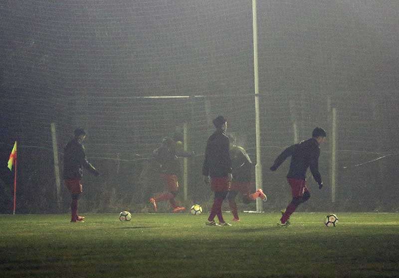 U23 Việt Nam có điều kiện tập không tốt trước trận gặp U23 Syria