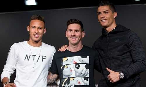 Messi và Neymar có giá trị gấp 2,5 lần C.Ronaldo