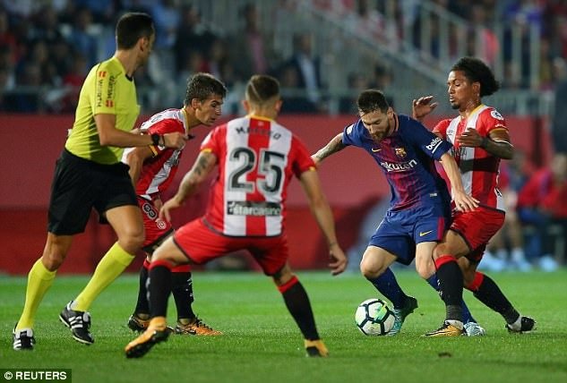 Messi vẫn là điểm sáng nhất của Barca ở trận đấu với Girona đêm nay