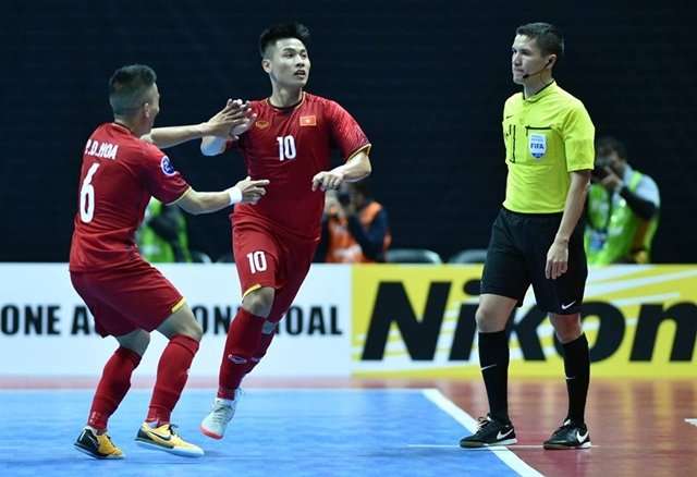 Futsal Việt Nam đã vào Tứ kết giải Futsal Châu Á