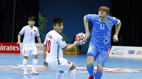 Thua Uzbekistan, tuyển futsal Việt Nam dừng bước ở tứ kết giải futsal châu Á