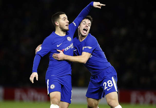 Hazard ghi bàn duy nhất cho Chelsea