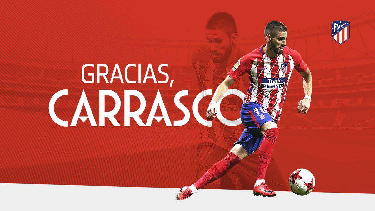 Carrasco đã chính thức chia tay Atletico