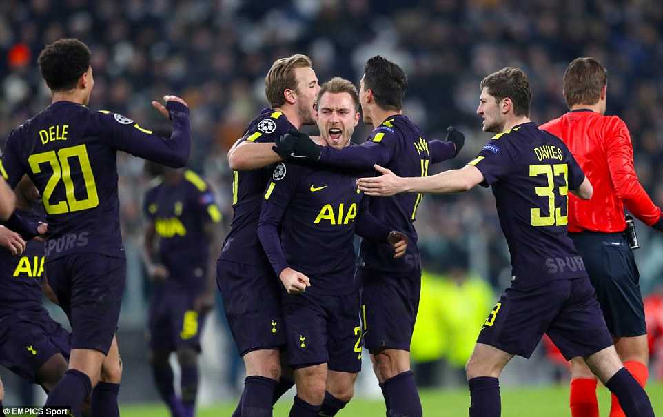 Hòa kịch tính, Tottenham giành lợi thế trước Juventus