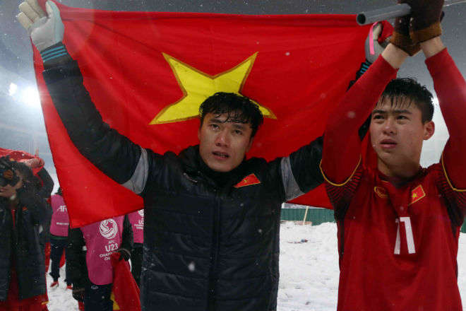 U23 Việt Nam là đội bóng Đông Nam Á đầu tiên vào tới chung kết giải châu lục