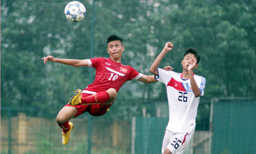 Việt Nam chia điểm với chủ nhà Miyazaki ở giải U16 quốc tế Nhật Bản
