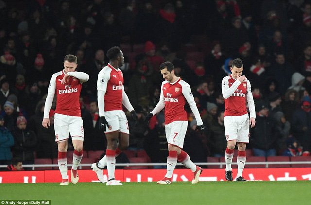 Arsenal chưa bao giờ để thủng lưới 3 bàn ở hiệp 1 trong lịch sử Premier League