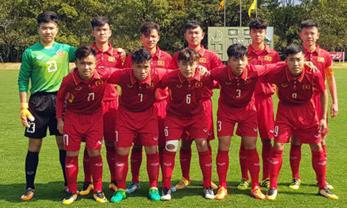 Đội hình ra quân của U16 Việt Nam