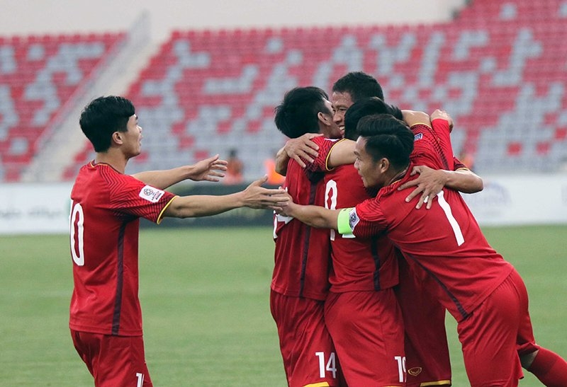 Đội tuyển Việt Nam có bàn thắng vươn lên dẫn trước
