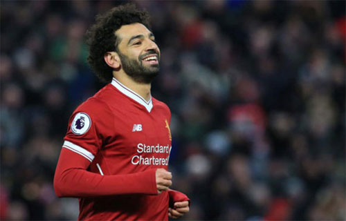 Salah đang chơi tuyệt hay trong màu áo Liverpool.