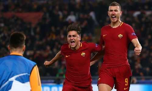 Roma lội ngược dòng vào tứ kết Champions League nhờ đòn chí mạng của Dzeko
