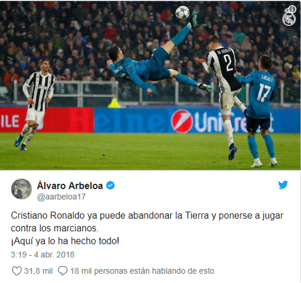 Alvaro Arbeloa :“C.Ronaldo nên rời khỏi Trái Đất và chơi bóng ở Sao Hỏa”.