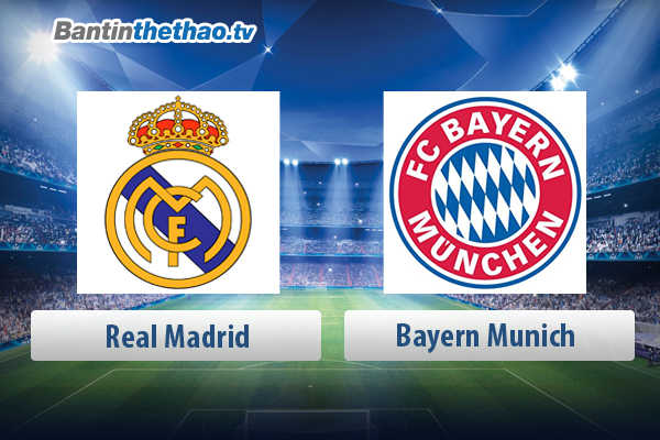 Link xem trực tiếp, link sopcast live stream Real vs Bayern đêm nay 26/4/2018 Bán kết Cúp C1