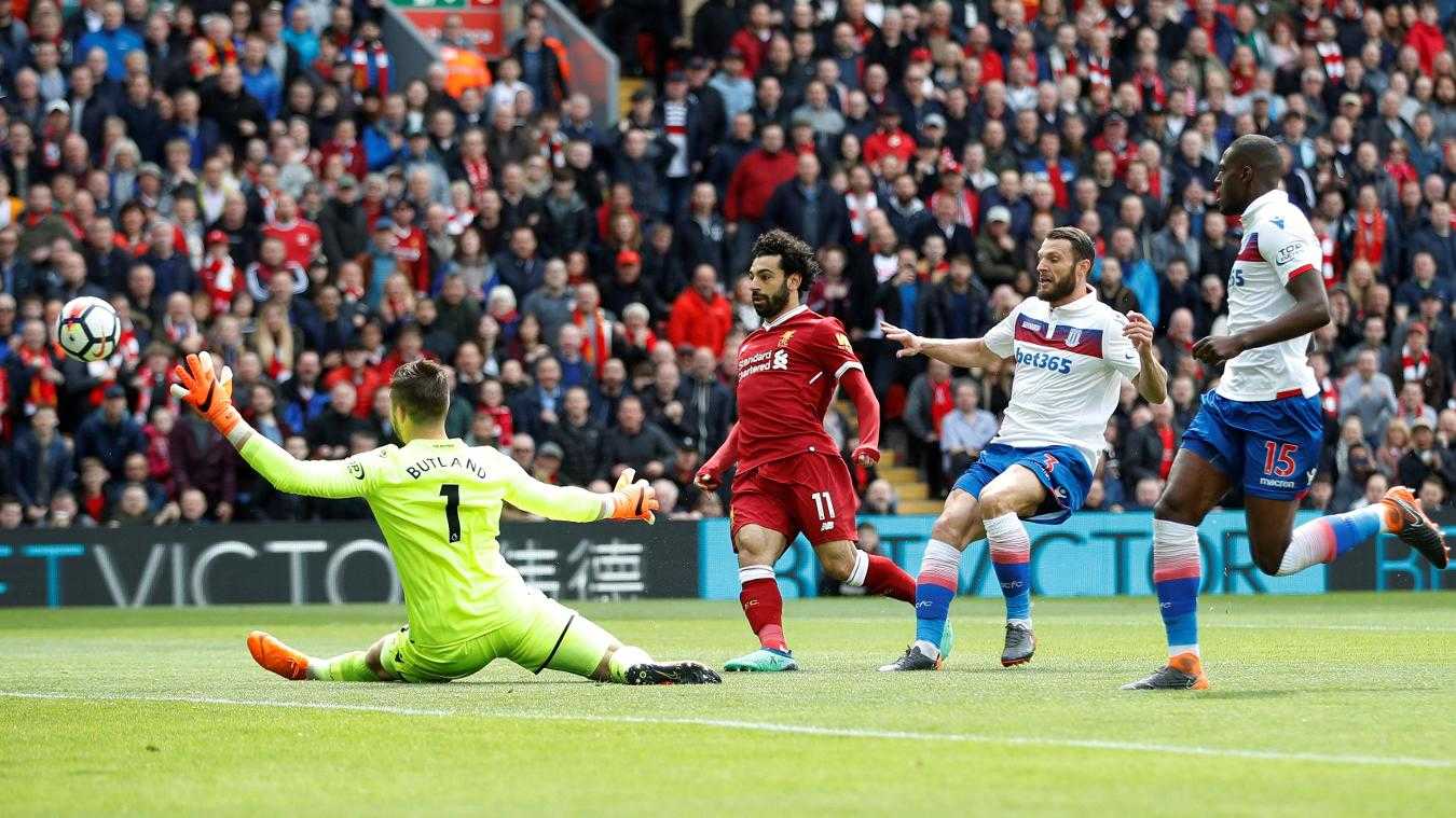Salah tịt ngòi, Liverpool chia điểm với Stoke