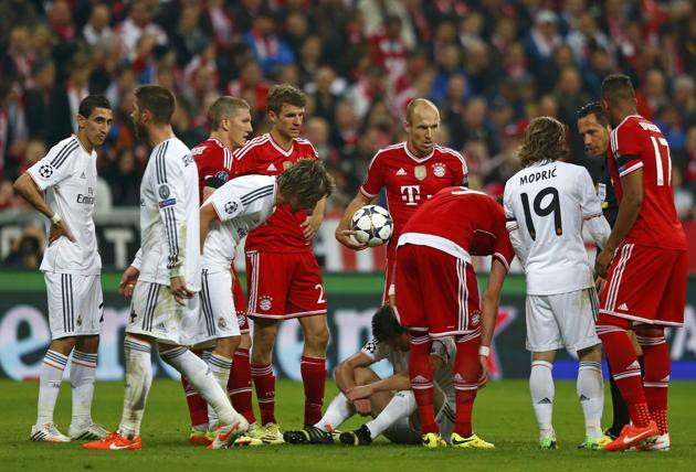 Tại bán kết Champions League 2014, Real Madrid thắng Bayern với tổng tỷ số 5-0