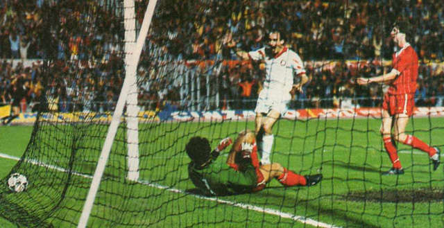 AS Roma thất bại trước Liverpool trong trận chung kết Champions League 1984