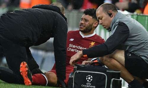 Chấn thương của Oxlade-Chamberlain khiến Liverpool thiếu hụt tiền vệ