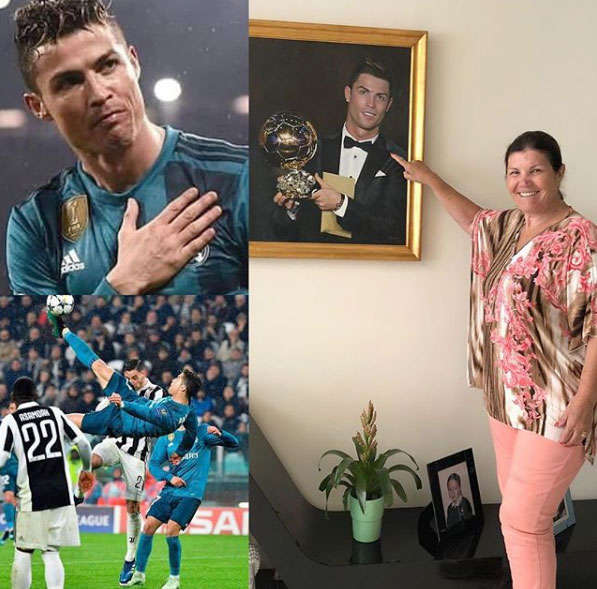 Bà Aveiro tự hào về con trai Ronaldo