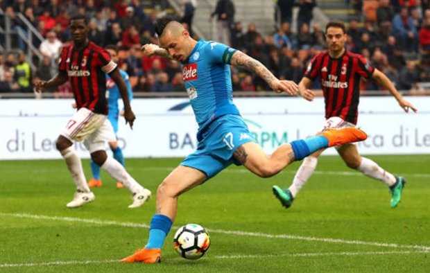 Hòa AC Milan, Napoli đang có nguy cơ bị Juventus nới rộng khoảng cách 