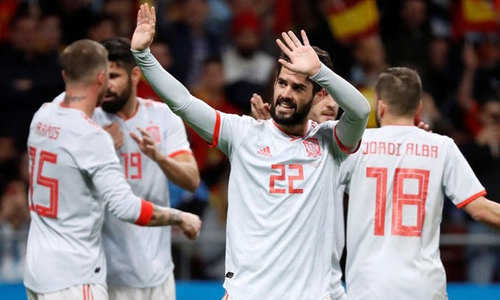Tây Ban Nha vắng dàn sao Real Madrid trong quá trình chuẩn bị WC 2018