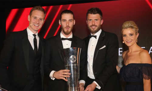 De Gea nhận giải Cầu thủ MU hay nhất mùa bóng