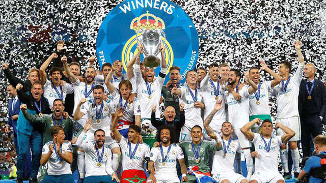 Real Madrid chỉ xếp thứ 2 trên BXH Euro Index dù vô địch Champions League