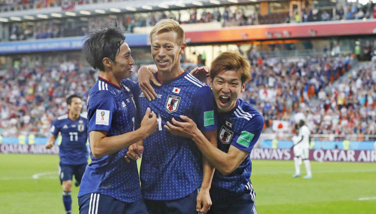 Nhật Bản đã có được 4 điểm sau hai lượt trận