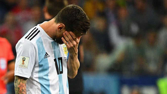 Messi luôn chịu mọi lời chỉ trích mỗi khi Argentina thất bại
