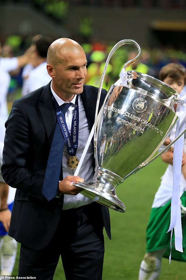 HLV Zidane mang về chức vô địch Champions League cho Real Madrid chỉ vài tháng sau khi nhậm chức
