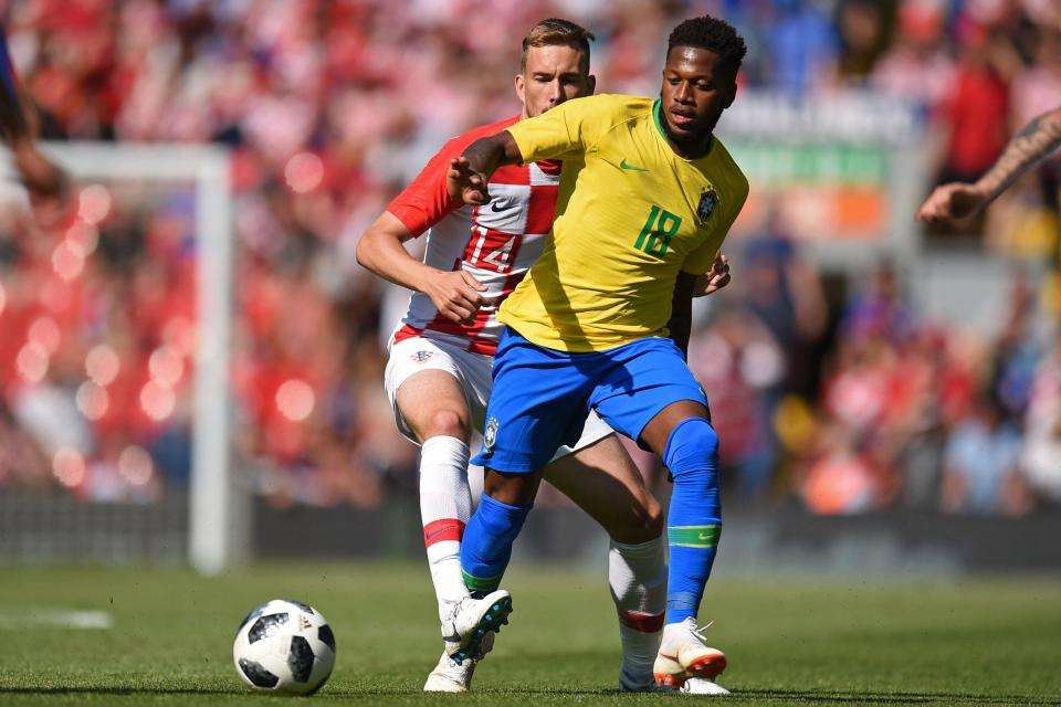 Fred đá ít phút cuối trận giao hữu Brazil vs Croatia