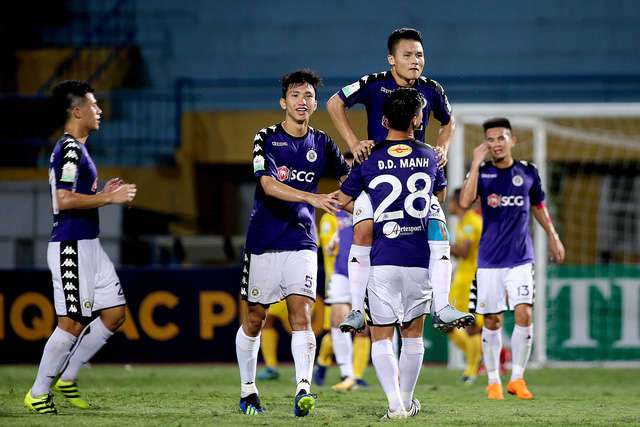 CLB Hà Nội đang bất bại sau 12 vòng đấu đã qua tại V-League 2018