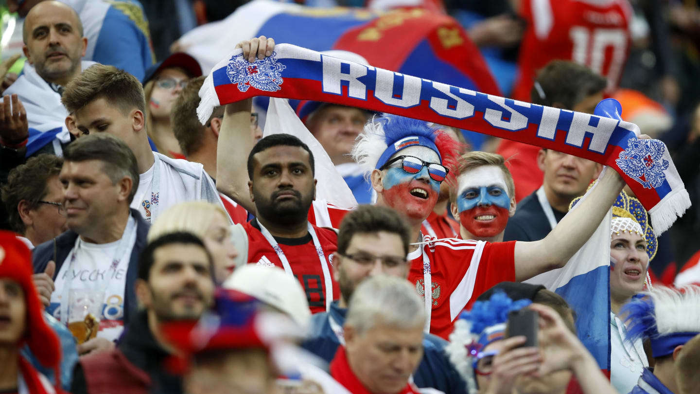 Người hâm mộ Nga được sống với những cảm xúc đặc biệt