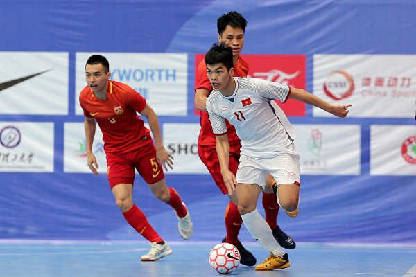 Tuyển futsal Việt Nam có chiến thắng tưng bừng trước đội chủ nhà Trung Quốc