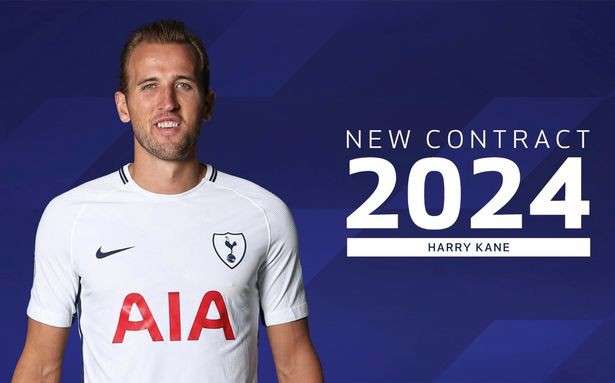 Harry Kane ký hợp đồng mới với Tottenham