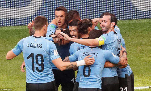 Uruguay chưa để thủng lưới tại World Cup năm nay