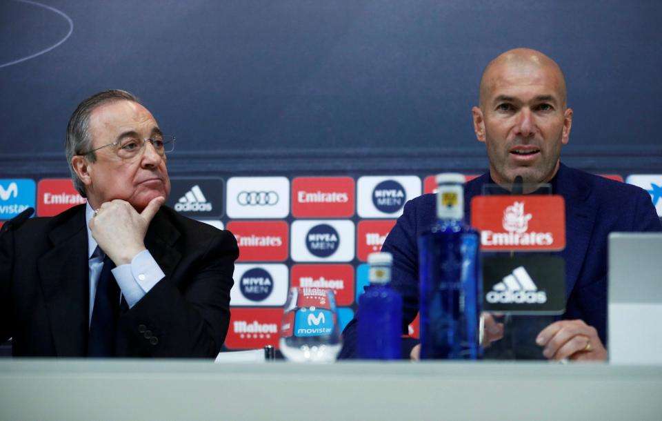 Zidane thất vọng vì không có tiếng nói trong khâu chuyển nhượng