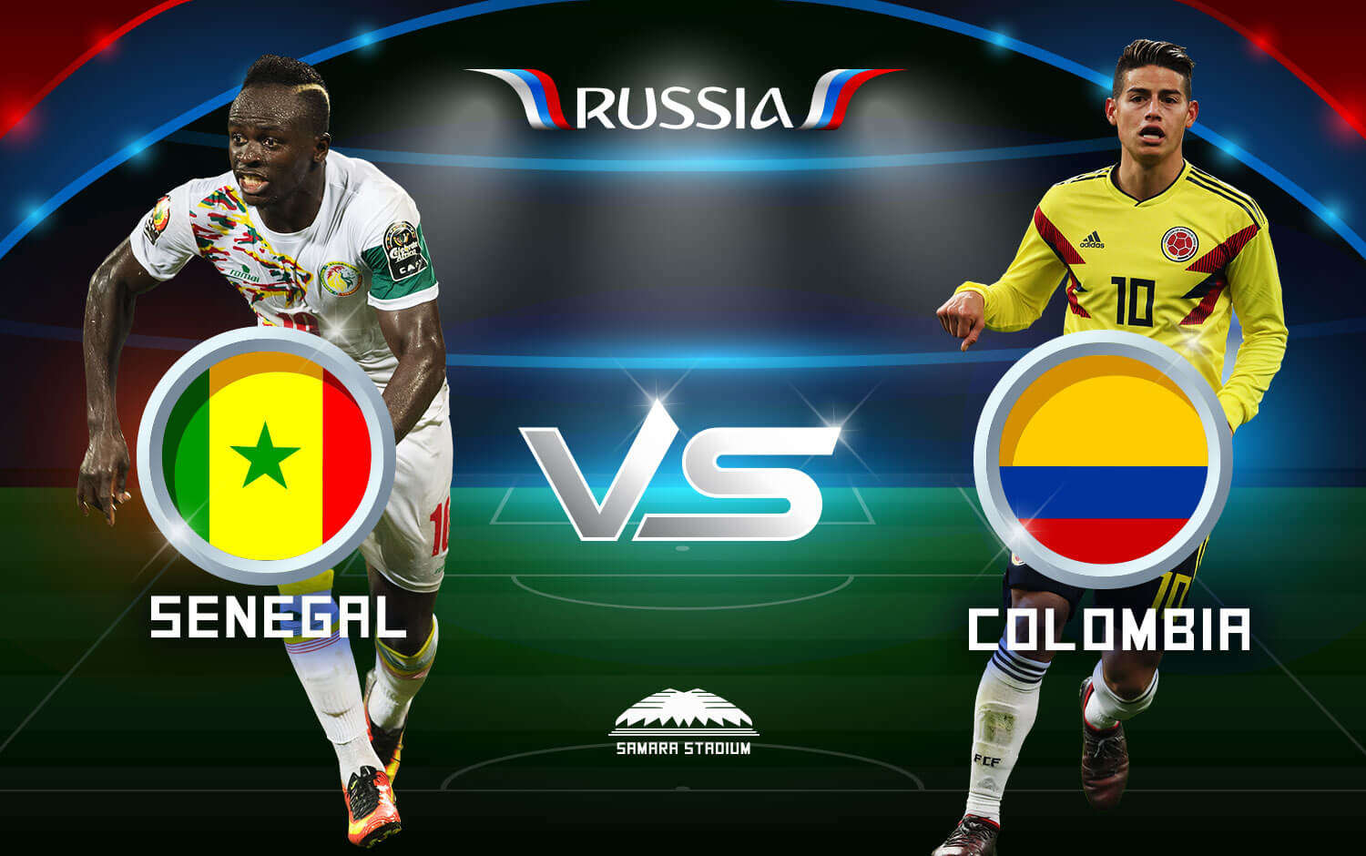 Senegal vs Colombia sẽ là trận chiến rực lửa