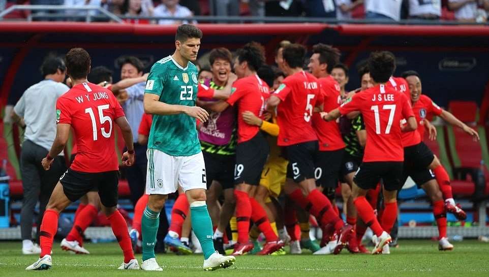 Nhà ĐKVĐ - tuyển Đức bị Hàn Quốc loại ngay từ vòng bảng