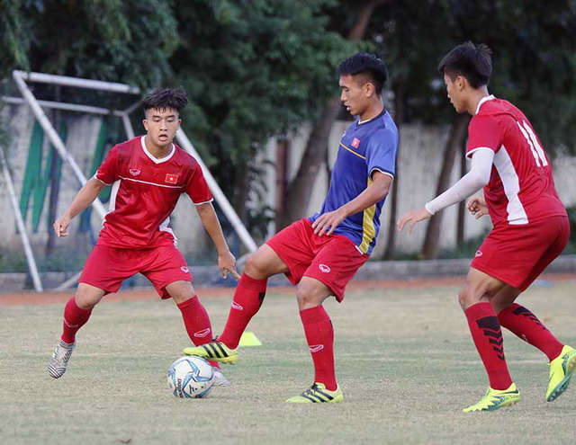 Cầu thủ U19 Việt Nam đã sẵn sàng cho trận gặp Lào