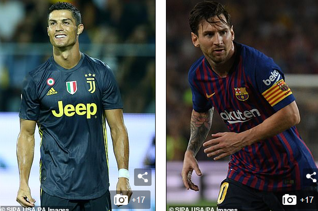 Messi bầu cho C.Ronaldo ở giải Cầu thủ xuất sắc nhất FIFA