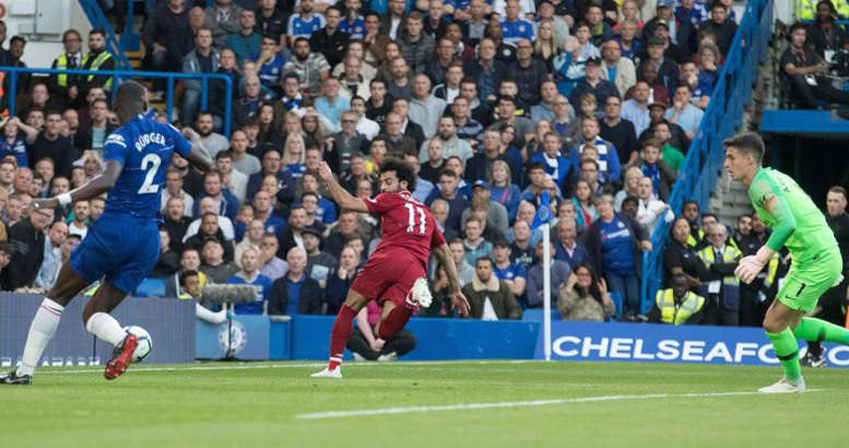 Salah phung phí cơ hội trận gặp Chelsea