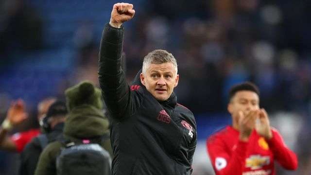 Solskjaer ăn mừng chiến thắng tại King Power, Man Utd có chiến thắng thứ 8/9 trận chiến lược gia người Na Uy dẫn dắt "Quỷ đỏ" tại Premier League
