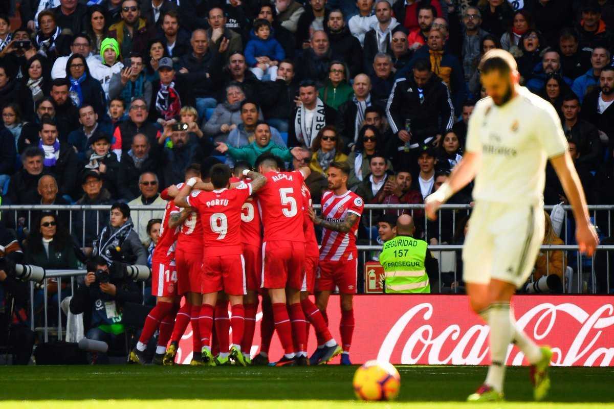 Ramos nhận thẻ đỏ, Real thua bẽ bàng trước Girona ngay trên sân nhà