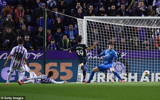 Valladolid đã gây ra nhiều khó khăn cho Real Madrid ở trận đấu này