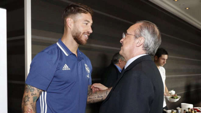 Mối quan hệ giữa Sergio Ramos và Chủ tịch Florentino Perez đã có dấu hiệu rạn nứt